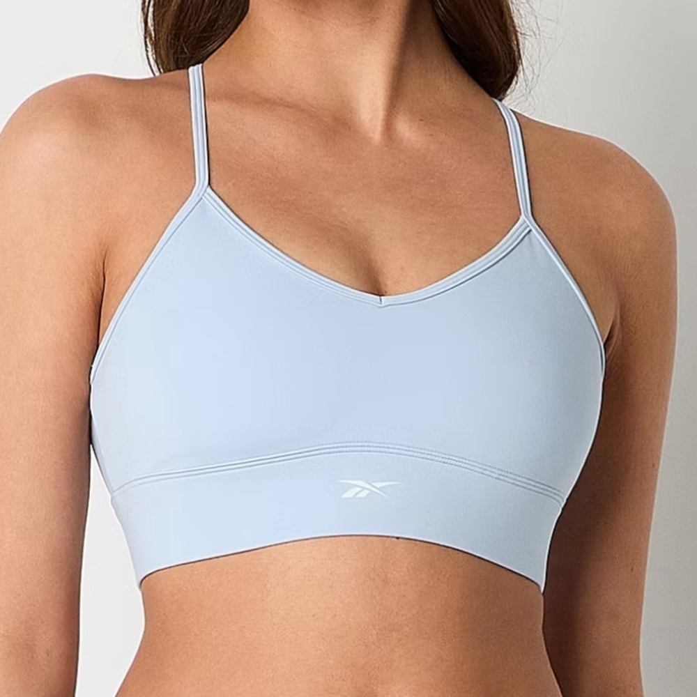 Reebok Women's Light Blue Sports Bra Higb Support 2X NWT Razorback